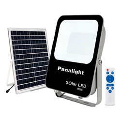 Projetor LED e Painel Solar 30W 6000°K IP65