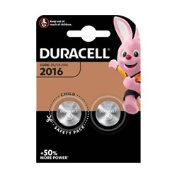 Pilhas Duracell CR2016 3V